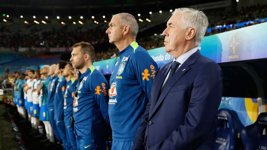 Técnico Ancelotti fez a estreia no Maracanã (Foto: Rafael Ribeiro, CBF)