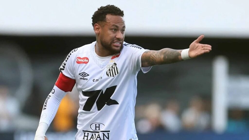 Neymar em ação pelo Santos (Foto Guilherme DionizioCódigo19Gazeta Press)