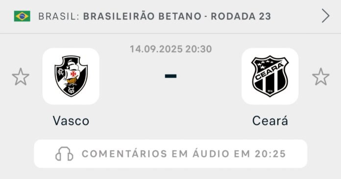 Vasco x Ceará | Palpite | Brasileirão Série A