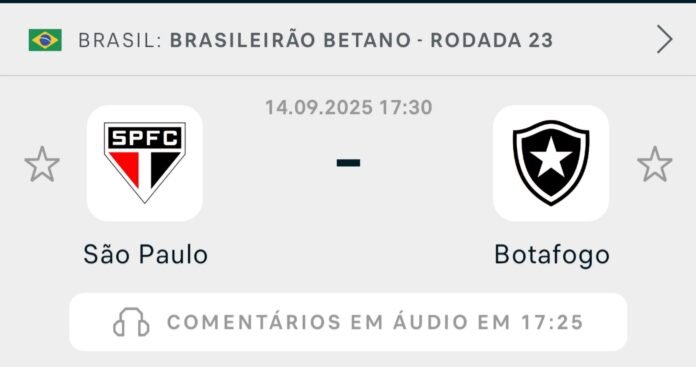 São Paulo x Botafogo | Palpite | Brasileirão Série A